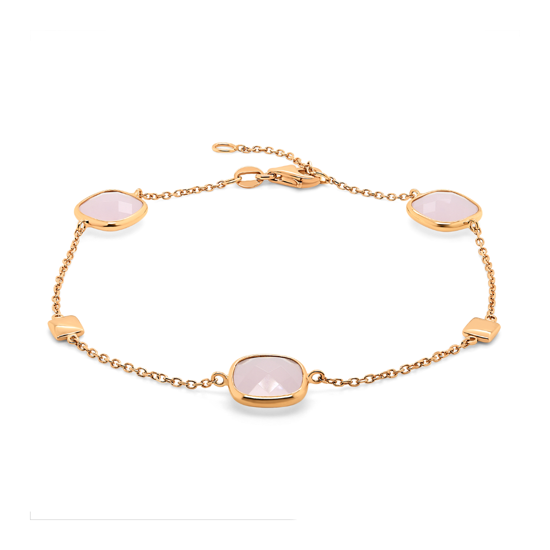 Brăţară din aur roz de 14K Stil Diamonds