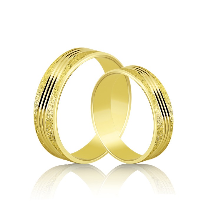 Verighetă damă Classic 518 din aur galben de 14K