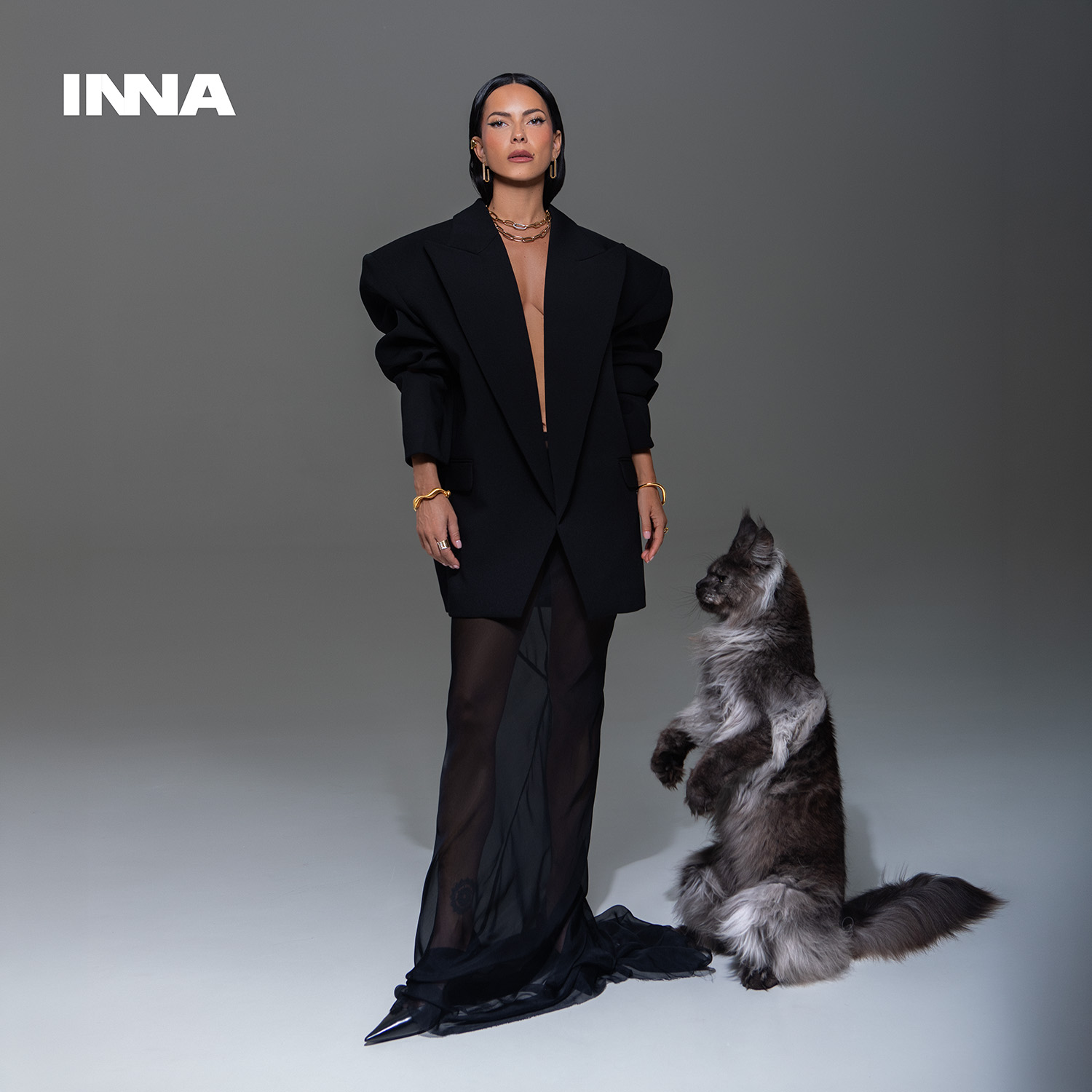 Brățară cu efect satinat din aur galben de 14K